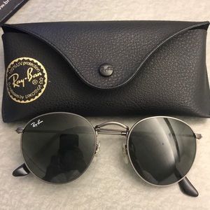 Ray Ban round metal sunglasses
